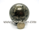 Ball Black Tourmaline and Pyrite / หินทรงกลมแบร็คทัวร์มาลีน [130