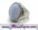 Bluelace Agate Ring / แหวนบลูเลซ อาเกต [09056818]