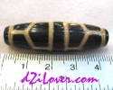 Tortoise Shell/Longevity dZi Bead / หินทิเบตกระดองเต่า [00T003]